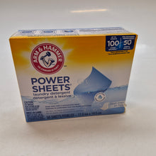 Load image into Gallery viewer, Arm &amp; Hammer Power Sheets Laundry Detergent
