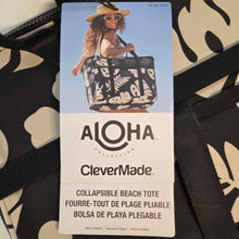 Load image into Gallery viewer, CleverMade Aloha Collapsible Beach Tote
