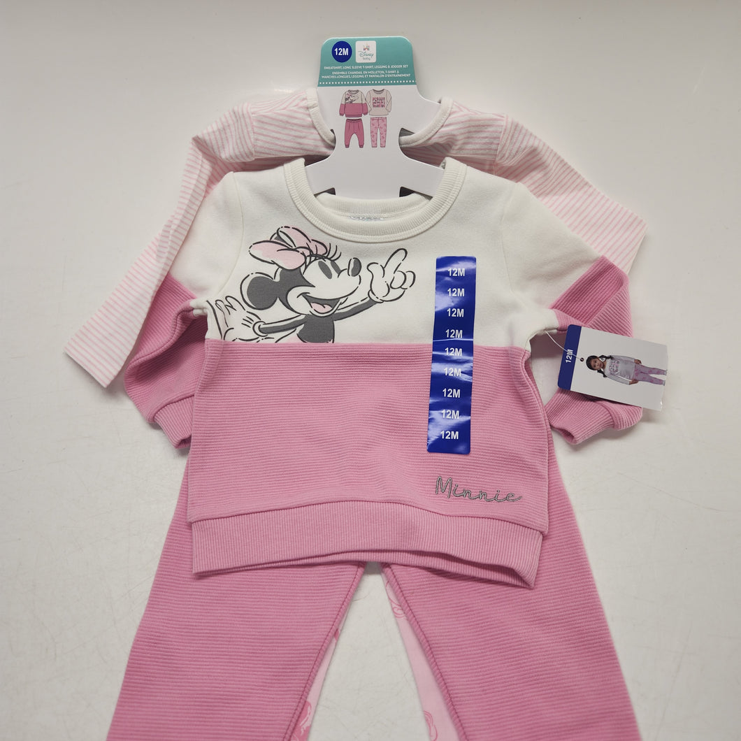 Disney Baby 4pc Minnie Outfit