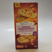Load image into Gallery viewer, THINaddictives Papaya Passionfruit Almond Thin Cookies

