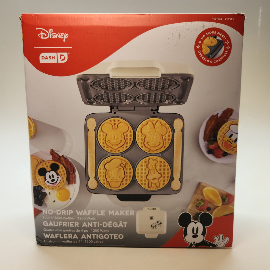 DISNEY No-Drip Waffle Maker