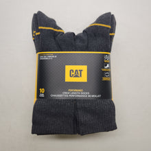 Load image into Gallery viewer, CAT Crew Length Socks 10pk
