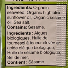 Load image into Gallery viewer, Store Brand Organic Roasted Seaweed Snack

