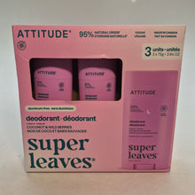Load image into Gallery viewer, Attitude Coconut &amp; Wildberries Deoderant
