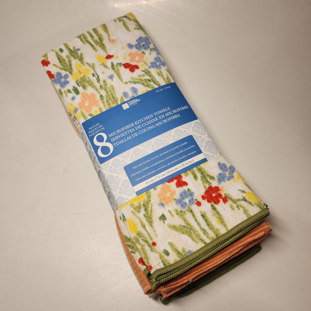 Town & Country Living Microfiber Kitchen Towels 8pk