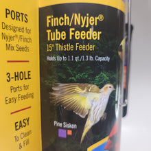Load image into Gallery viewer, Finch/Nyjer Tube Feeder
