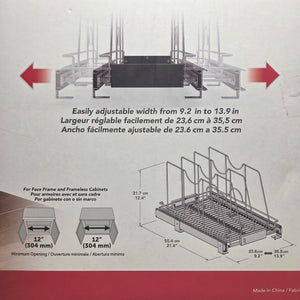Richelieu Adjustable Pull-Out Pan Divider