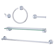 Load image into Gallery viewer, Moorefield Knurl 5pc Bathroom Set

