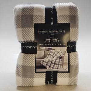 French Connection Plush Throw