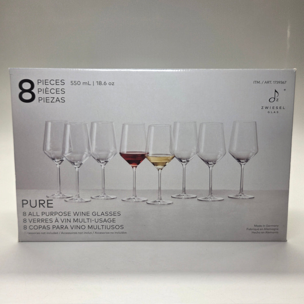 Zwiesel Glas Pure All Purpose Wine Glasses 8pk