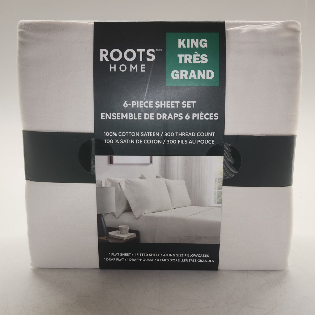 Roots Home 6pc Sheet Set *KING*