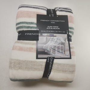 French Connection Plush Throw