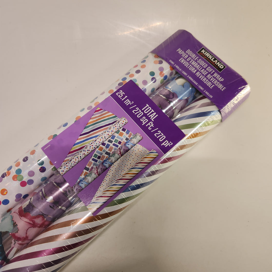 Store Brand Double Sided Recycled Paper Gift Wrap