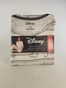 Disney Women's Mickey Mouse 2pc Capri Pyjama Set