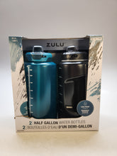 Load image into Gallery viewer, ZULU Half Gallon Water Bottle 2pk
