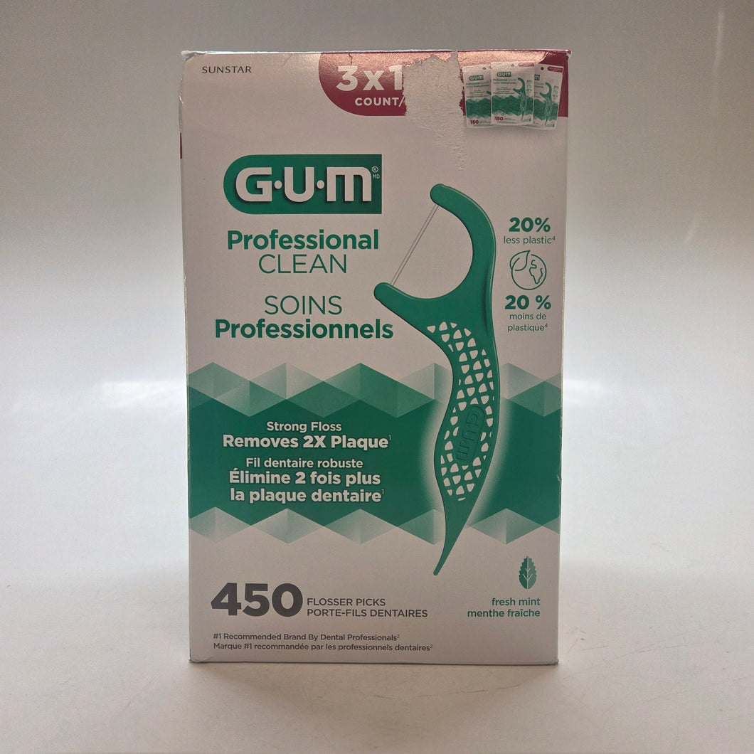 G•U•M Professional Clean Flosser Picks