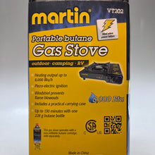 Load image into Gallery viewer, Martin Portable Butane Gas Stove
