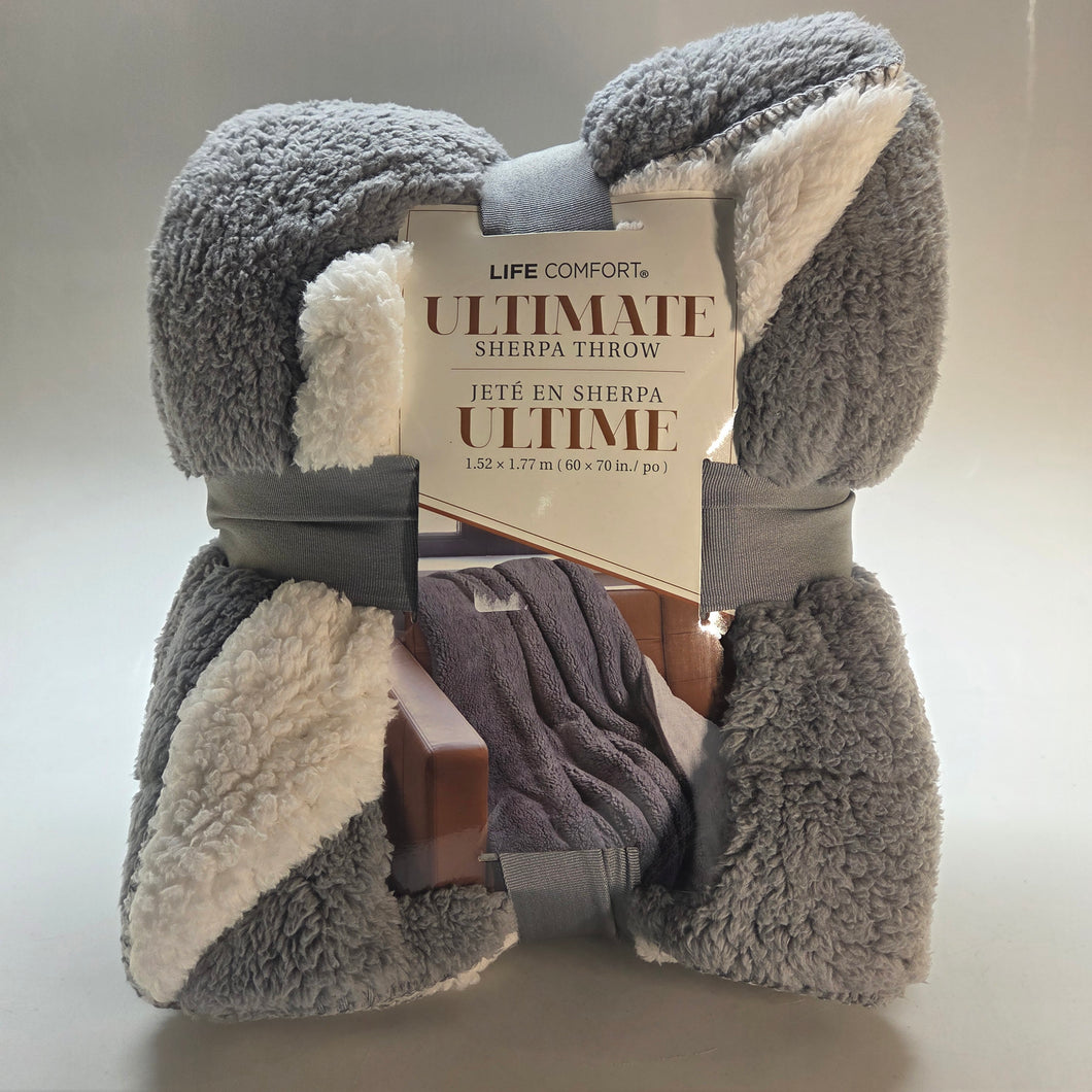 Life Comfort Ultimate Sherpa Throw