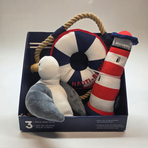 Nautica Dog Toys 3pk
