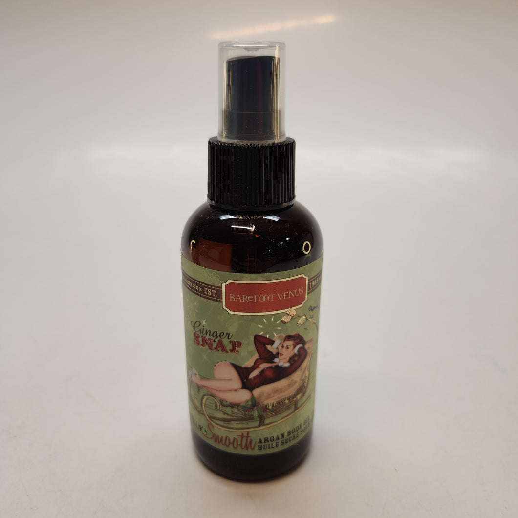Barefoot Venus Ginger Snap Silky Smooth Argan Body Oil