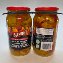 Load image into Gallery viewer, Strub's Pickled Banana Pepper Rings
