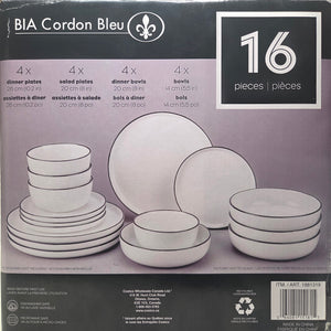 BIA Cordon Bleu 16pc Aubry Dinnerware Set