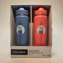 Load image into Gallery viewer, ThermoFlask Insulated Stainless Bottle 710mL 2pk
