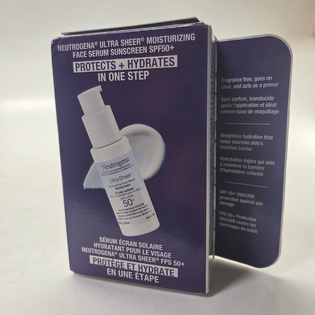 Neutrogena Ultra Sheer Face Serum 2pk