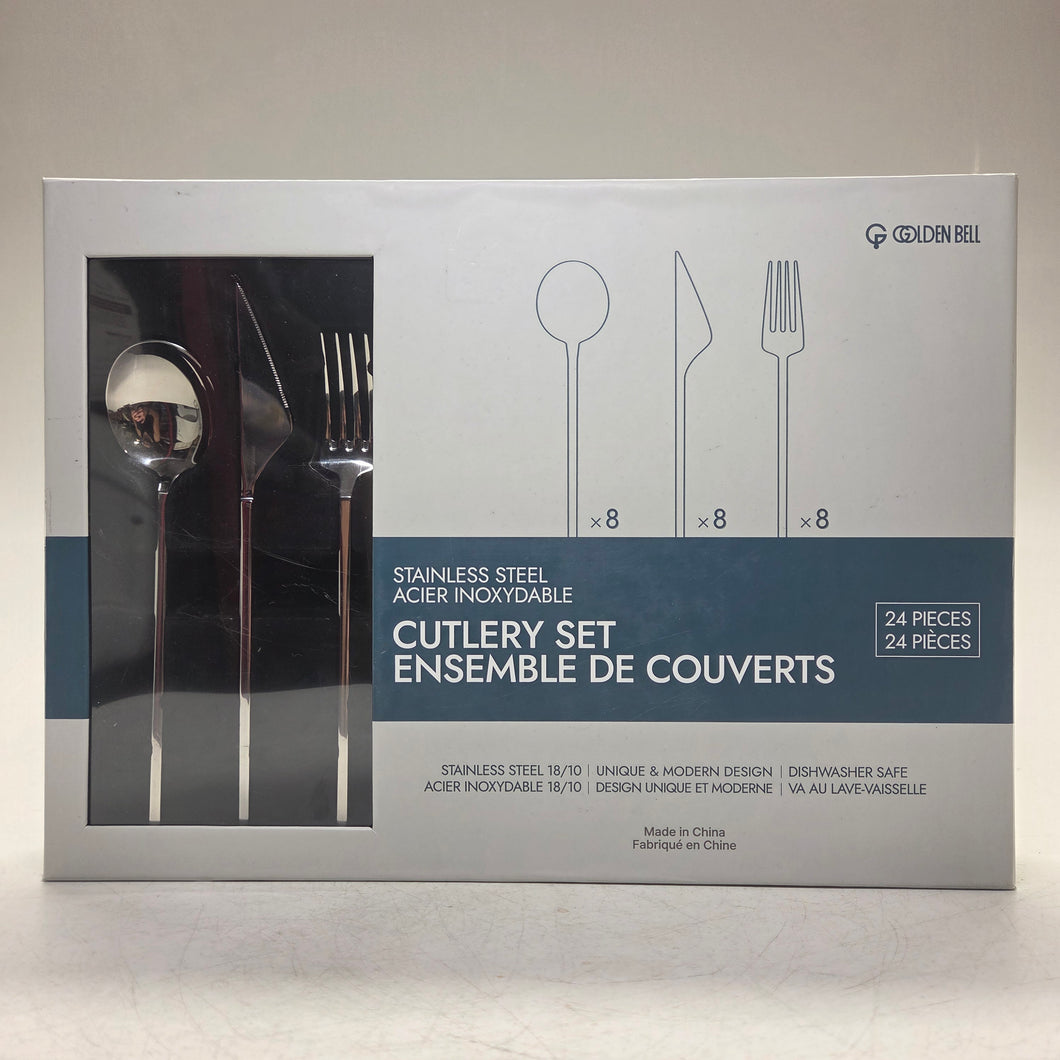 Golden Bell 24pc Cutlery Set