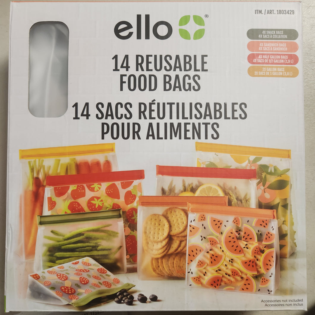 Ello Reuseable Food Storage Bags