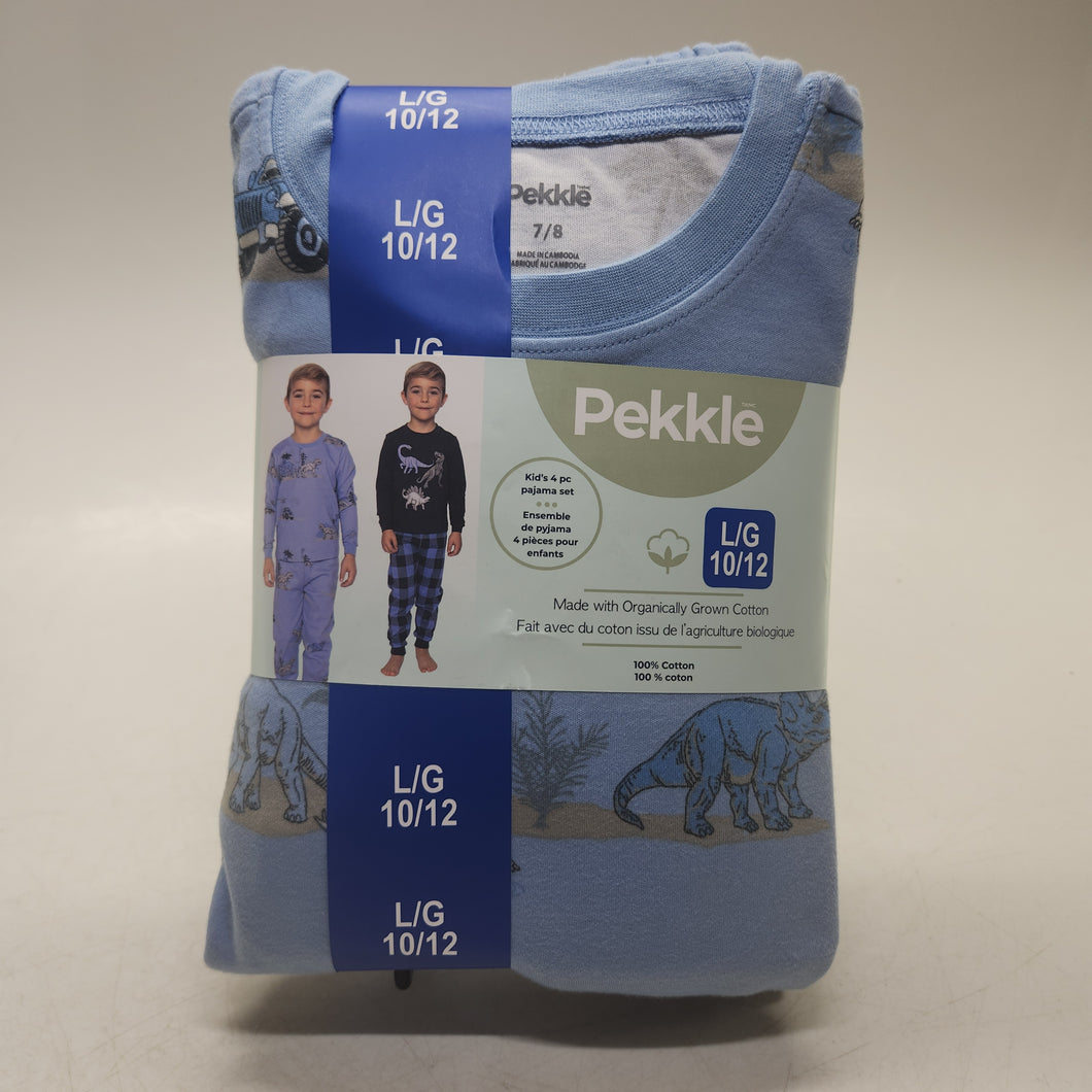 Pekkle Boy's 4pc Pajama Set