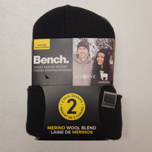 Load image into Gallery viewer, Bench Unisex Merino Beanies 2pk
