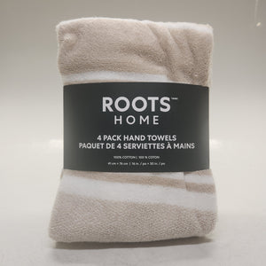 Roots Home 4pk Hand Towels