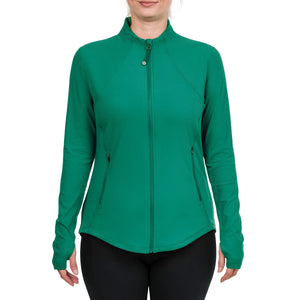 Tuff Athletics Women's Ribbed Zip-Up