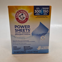 Load image into Gallery viewer, Arm &amp; Hammer Power Sheets Laundry Detergent
