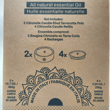 Load image into Gallery viewer, Citronella Garden Candle Set
